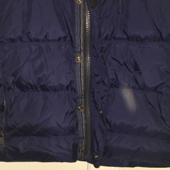 Orvis Hunter Puffy Classic Fit Blue Down fall full Zipper Gilet Vest jacket - Picture 4 of 5